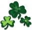 Annalee Set of Shamrocks Bauble 2023 - Mint - 262623