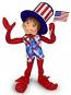 Annalee 9" Stars & Stripes Elf 2023 - Mint - 260823