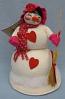 Annalee 10" Sweetheart Snowman - Mint - 036098x