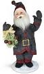 Annalee 15" Plaid & Pine Santa 2023 - Mint - 410923