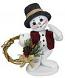 Annalee 5" Plaid & Pine Snowman 2023 - Mint - 560023