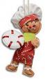 Annalee 3" Gingerbread Chef Ornament 2023 - Mint - 710723