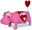 Annalee 6" Heartfelt Hippo 2024 - Mint - 110624