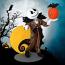 Annalee 9" The Nightmare with Moon - Pumpkin AIA 2025 - Mint - 921125
