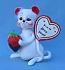 Annalee 6" You're Berry Sweet Mouse Holding Strawberry - Mint - 031406oxt