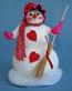 Annalee 10" Sweetheart Snowman - Mint - 036098