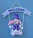 Annalee 12" Swing Seat Boy Bunny Welcome Hanger - Mint - 066903