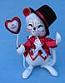 Annalee 6" Be Mine Valentine Boy Mouse - Mint - 101008