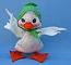 Annalee 12" White Country Duck with Green Kerchief 1983 - Near Mint - 155083