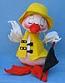 Annalee 12" Duck with Raincoat & Umbrella - Mint / Near Mint - 156085x