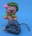 Annalee 3" Blarney Boy Mouse - Mint - 168307
