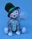 Annalee 4" Tiger Irish Cat with Tie & Top Hat - Mint - 169104