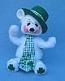 Annalee 8" St. Patricks Bear - Mint - 172303