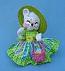 Annalee 6" Sunday Best Girl Mouse Holding Easter Basket - Mint - 201808