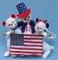 Annalee 11" Patriotic Bunch of Mice - Mint - 203405