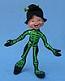 Annalee 9" Green Skeleton Elf - Mint - 301811