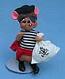 Annalee 7" Pirate Mouse - Mint - 328102