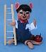 Annalee 6" Apple Picking Mouse with Ladder - Mint - 350811