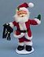 Annalee 9" Santa with Harness - Mint - 400509