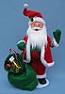 Annalee 15" Christmas Candy Santa - Mint - 402008