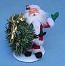 Annalee 6" Santa with Wreath - Mint - 470403