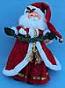 Annalee 9" Classic Santa with Garland and Dove - Mint - 500504