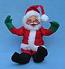 Annalee 7" Santa with Fur Trim - Near Mint - 500583