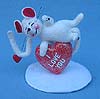 Annalee 3" Valentine Mouse Gift Bag - Mint - 031703
