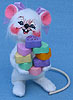 Annalee 3" Stacked Full of Love Mouse - Mint - 033205