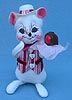 Annalee 6" Sweetheart Boy Mouse with Chocolate Covered Cherry - Mint - 033807