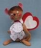 Annalee 7" Sweetheart Boy Mouse - Mint - 034196xxt