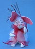 Annalee 7" Soft Touch Valentine Bunny - Mint - 035402