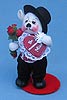 Annalee 8" Be Mine Valentine Boy Bear - Mint - 038503