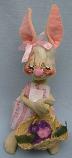 Annalee 7" Country Girl Bunny with Basket of Flowers - Prototype - Mint - 060583p