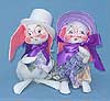 Annalee 7" E.P. Boy & Girl Bucky & Becky Bunny - Mint - 0615-0610-01