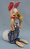 Annalee 7" Country Boy Bunny with Butterfly - Near Mint - 062591sqx