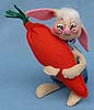 Annalee 7" Country Boy Bunny with Carrot - Near Mint - 064083sq