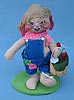 Annalee 10" Country Boy Bunny with Basket - Mint - 065289