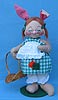 Annalee 18" Country Girl Bunny with Basket - Mint - 072094x