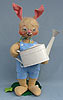 Annalee 18" Country Boy Bunny with White Watering Can - Mint - 073085