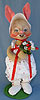 Annalee 18" Strawberry Girl Bunny - Mint - 074090