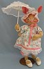 Annalee 30" E.P. Girl Bunny with Parasol - Mint - 081089xx