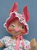 Annalee 30" E.P. Girl Bunny - Mint - 1989 - 081089a
