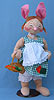 Annalee 30" Country Girl Bunny with Basket - Closed Eyes - Mint - 082194x