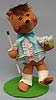 Annalee 10" Easter Parade Boy Bear with Walking Stick - Mint - 094196ox