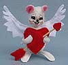 Annalee 5" Cupid Mouse Holding Heart 2017 - Mint - 100317