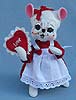 Annalee 8" Valentine Girl Mouse 2016 - Mint - 100416