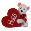 Annalee 6" Bear Hugs Holding Heart 2018 - Mint - 100518