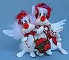 Annalee 8" Bunch of Sweetheart Valentine Ducks and Mouse - Mint - Prototype - 100806