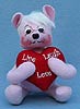 Annalee 8" Love Bear - Mint - 101512